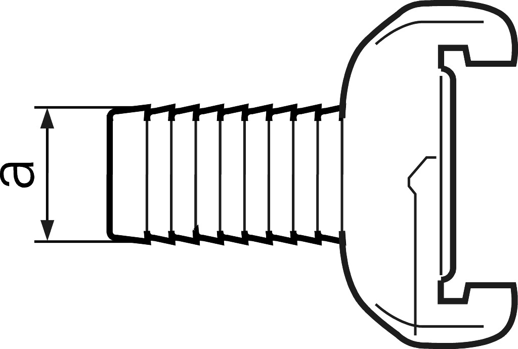 103  Ms- Schlauchst.   3/4" Fabr.GeKa mit Schlauchtülle